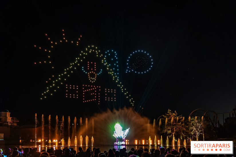 Parc Astérix : spectacle de drones, jets d'eau et feux d'artifice et nouveautés 2026, les photos