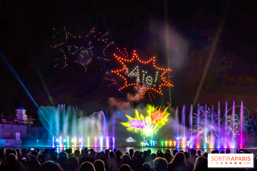 Parc Astérix : spectacle de drones, jets d'eau et feux d'artifice et nouveautés 2026, les photos - aïe
