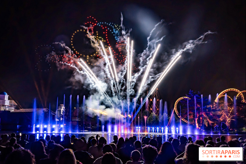 Parc Astérix : spectacle de drones, jets d'eau et feux d'artifice et nouveautés 2026, les photos