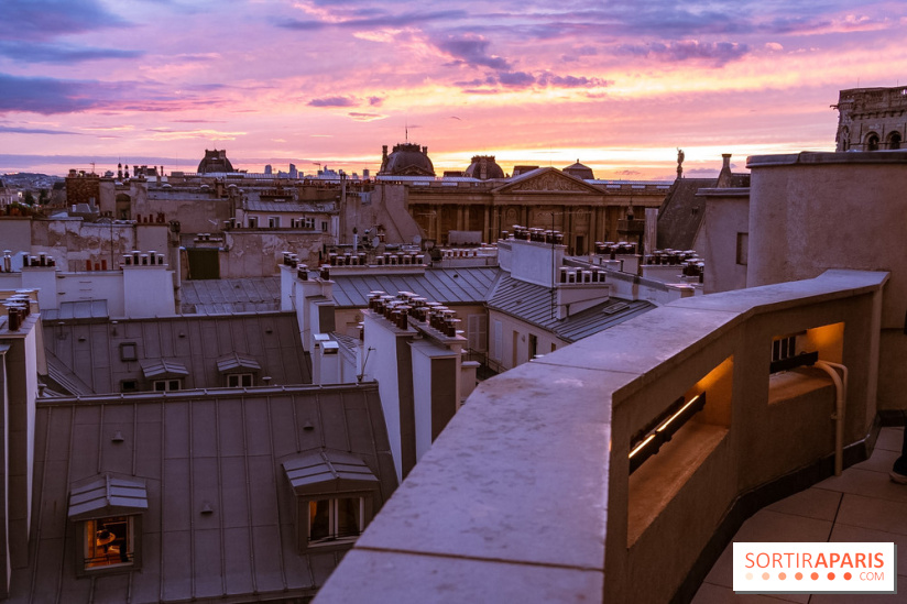 Le rooftop climatisé du Langosteria et sa terrasse à la vue sur Paris