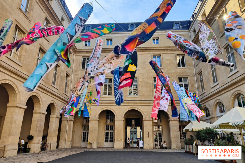 Des Genki-nobori dans le ciel de l'Hôtel de la Marine : une installation colorée à voir gratuitement