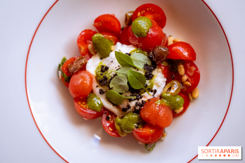 Chez Mimi, le Bistrot Pas Parisien de Colombes - photos - tomate burrata