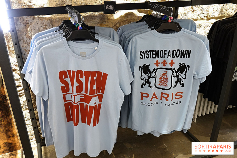 Pop-up store System of a Down à Paris - nos photos