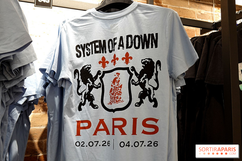 Pop-up store System of a Down à Paris - nos photos