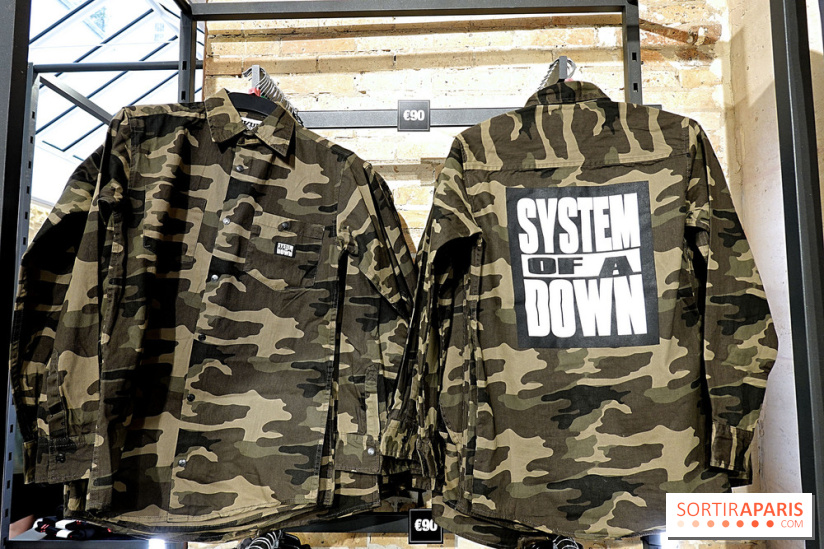 Pop-up store System of a Down à Paris - nos photos