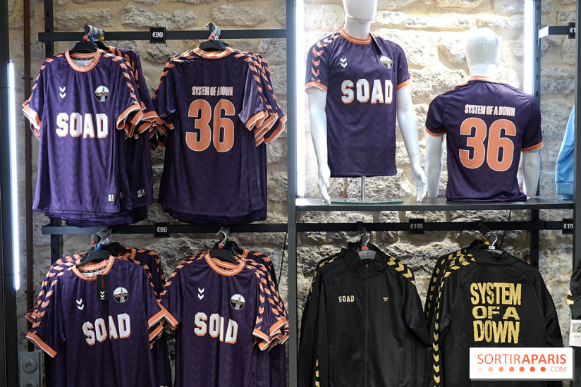 Pop-up store System of a Down à Paris - nos photos