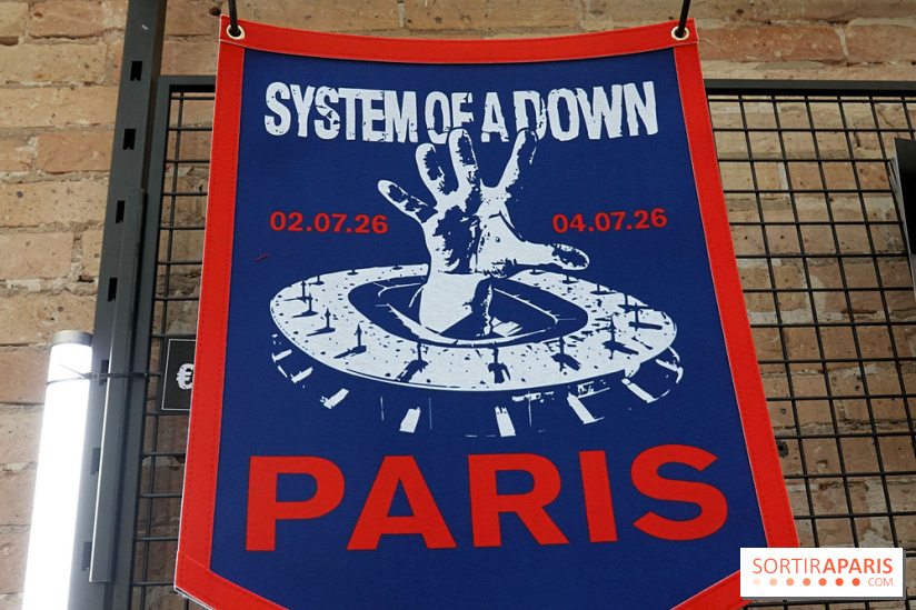 Pop-up store System of a Down à Paris - nos photos