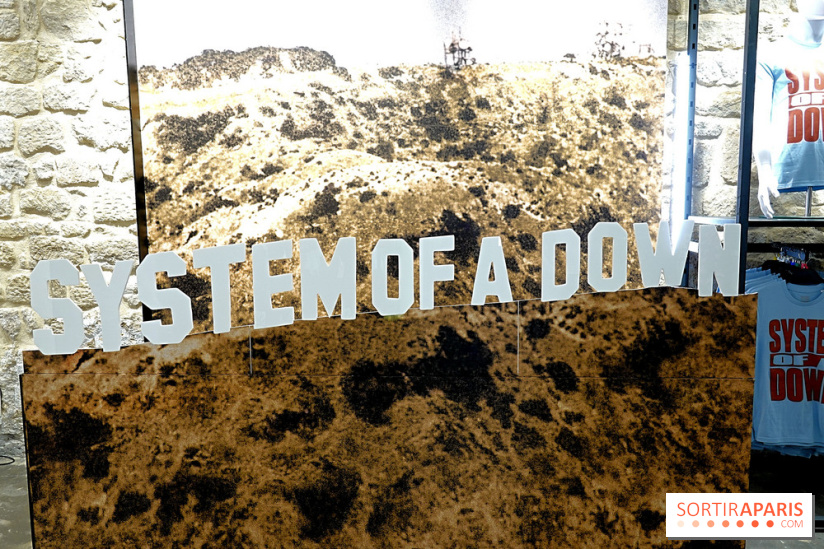 Pop-up store System of a Down à Paris - nos photos