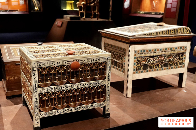 Coffres décorés du trésor de Toutânkhamon - Toutankhamon : son tombeau et ses trésors