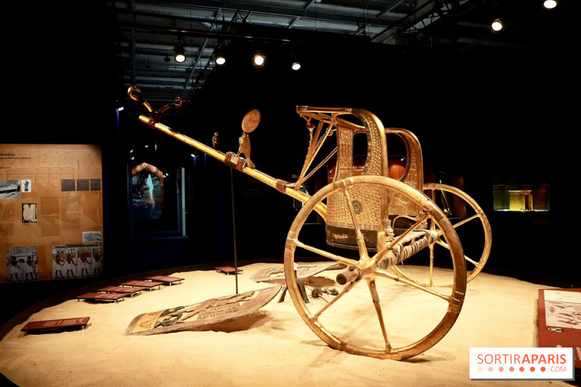 Le char de Toutânkhamon dans l’exposition - Toutankhamon : son tombeau et ses trésors