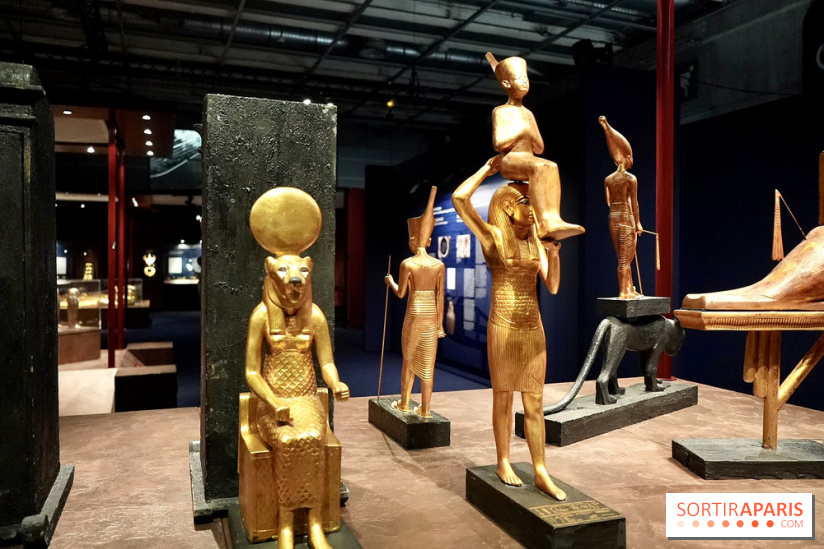 Statues protectrices autour de Toutânkhamon - Toutankhamon : son tombeau et ses trésors