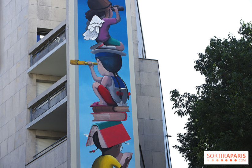 Seth, nos photos de sa nouvelle fresque monumentale à admirer dans le 19e à Paris - Seth 2