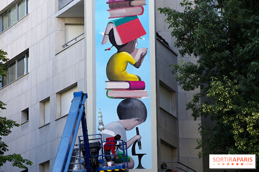 Seth, nos photos de sa nouvelle fresque monumentale à admirer dans le 19e à Paris - Seth 6