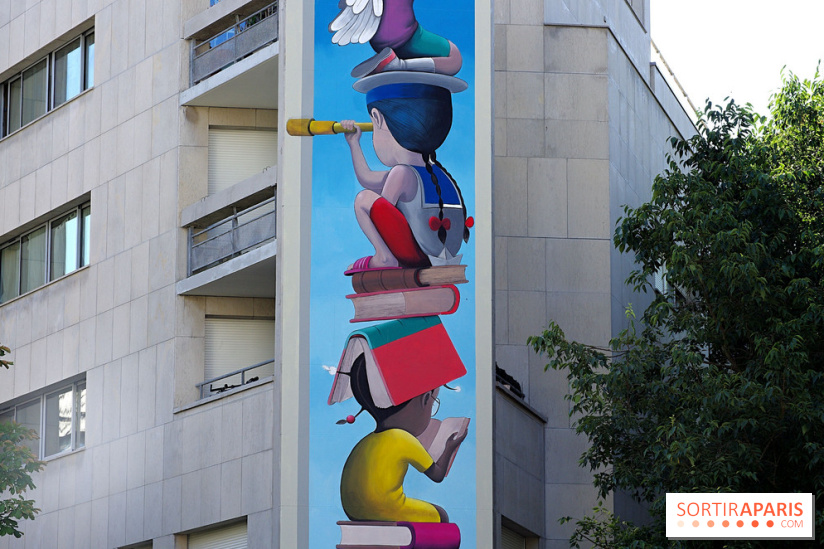Seth, nos photos de sa nouvelle fresque monumentale à admirer dans le 19e à Paris - Seth 8