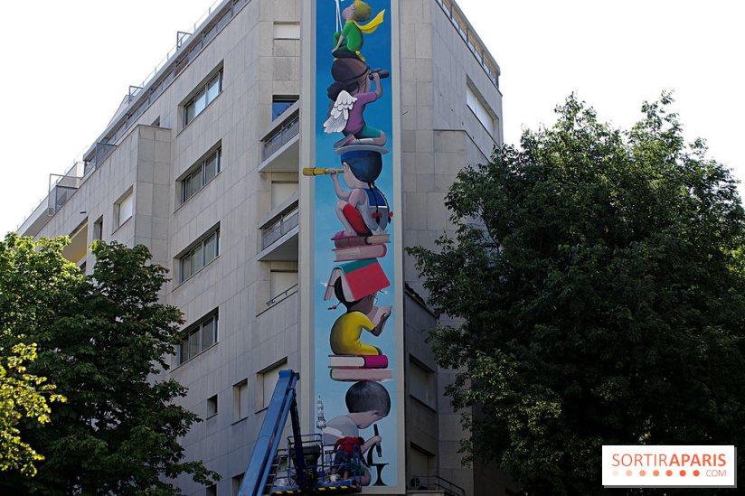 Seth, nos photos de sa nouvelle fresque monumentale à admirer dans le 19e à Paris - Seth 9