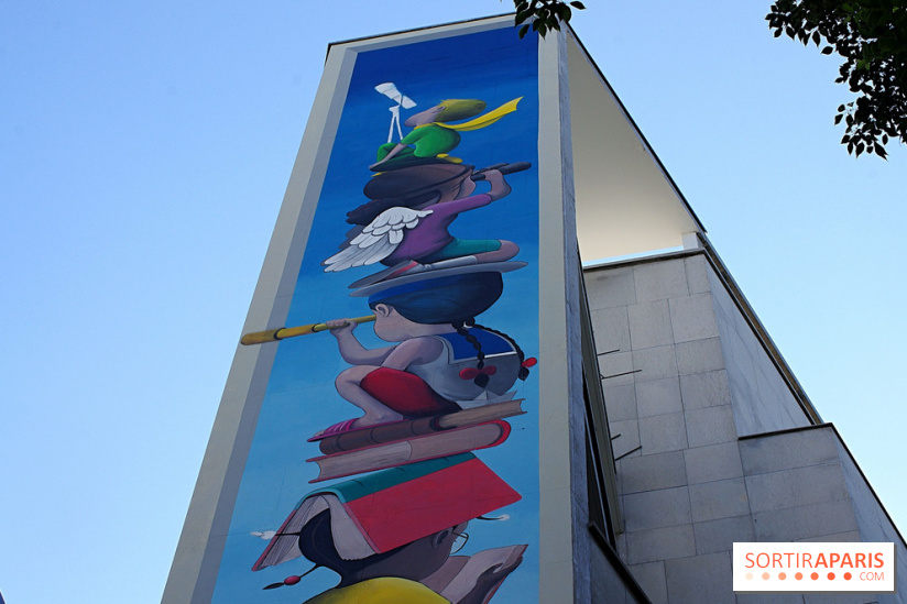 Seth, nos photos de sa nouvelle fresque monumentale à admirer dans le 19e à Paris - Seth 10