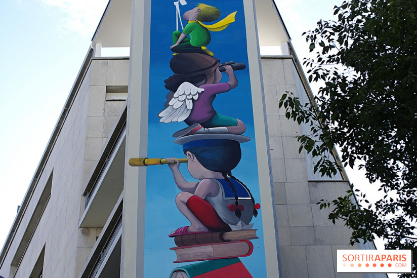 Seth, nos photos de sa nouvelle fresque monumentale à admirer dans le 19e à Paris - Seth 16