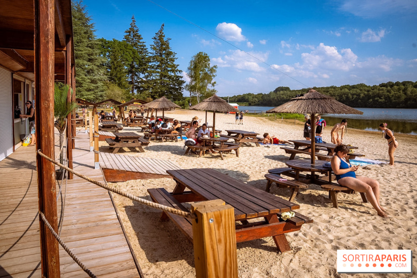 La plage et guinguette des Étangs de Hollande - photos