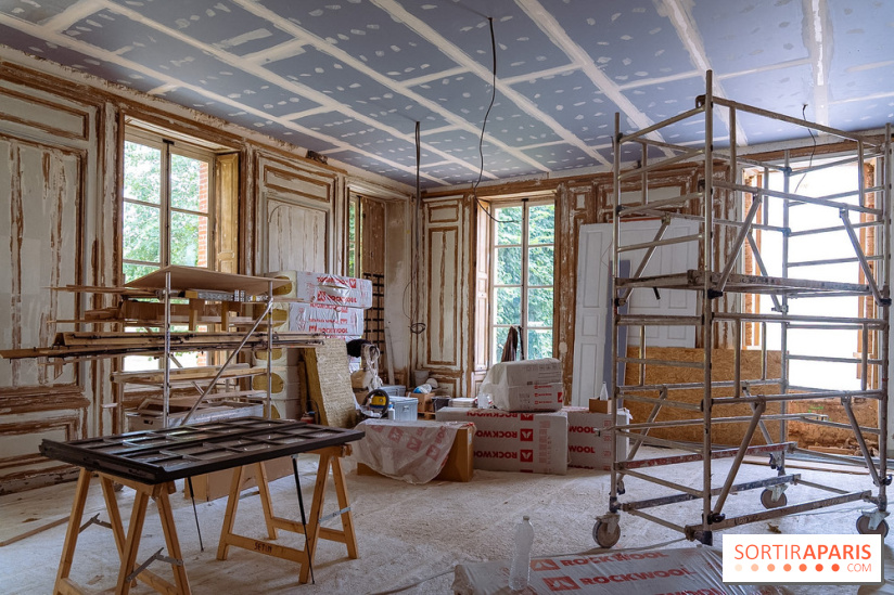 Le château de Plaisir dans les Yvelines se transforme en conservatoire - photos