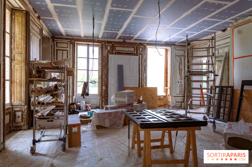 Le château de Plaisir dans les Yvelines se transforme en conservatoire - photos