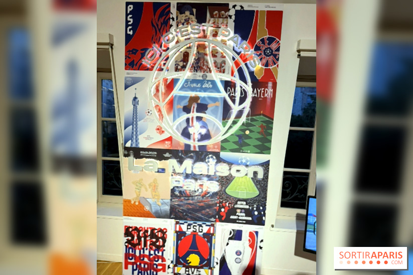 Ici C’est Paris La Maison : nos photos du pop-up gratuit du PSG à Paris - L’installation artistique du pop-up PSG