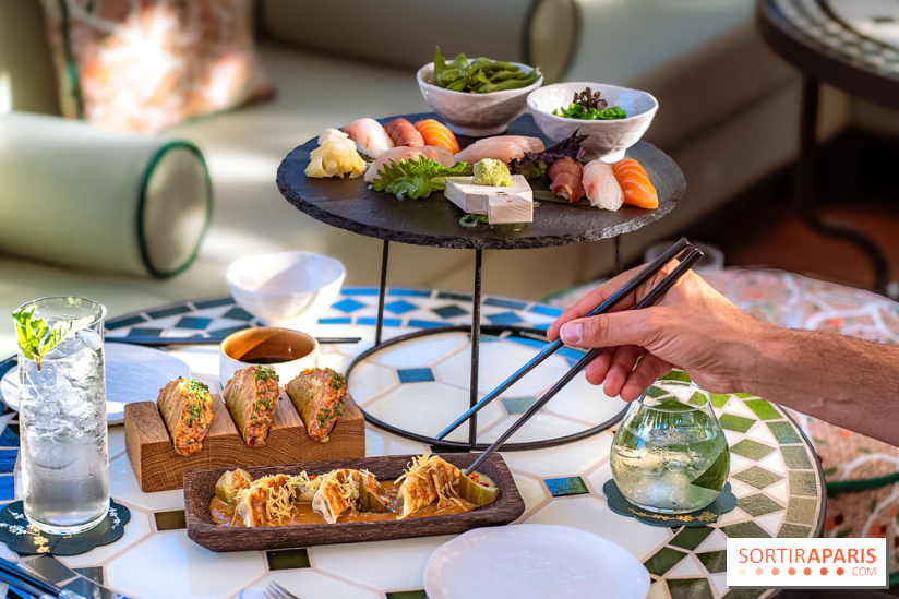 Le Rooftop du Fouquet's, bar à cocktail et cuisine fusion japonaise - photos