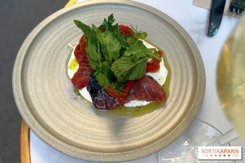 Niní Restaurant - Thonine stracciatella, poivrons