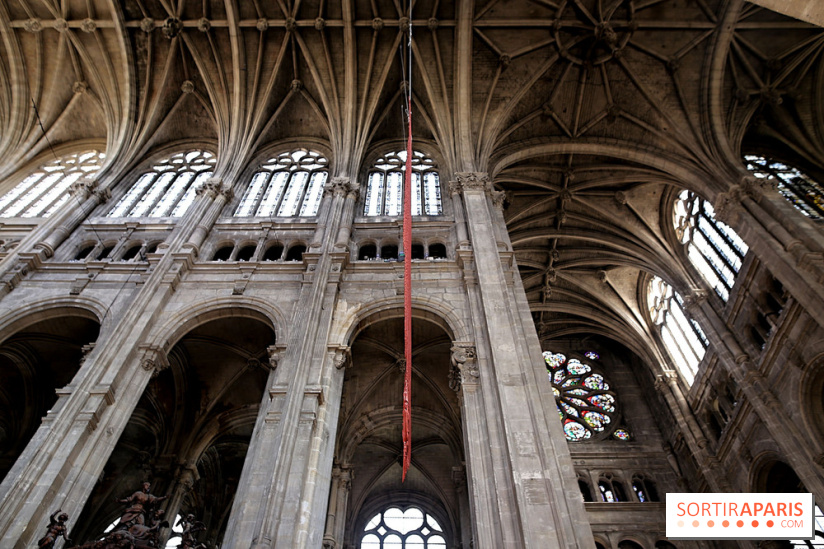 Lydie Arickx : nos photos de son installation à l'église Saint-Eustache
