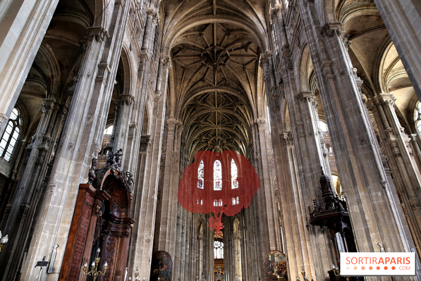 Lydie Arickx : nos photos de son installation à l'église Saint-Eustache