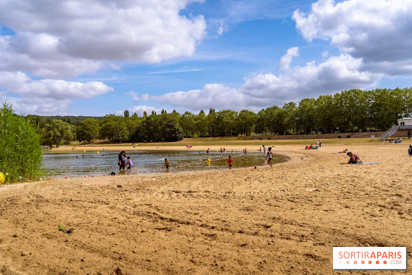Île de loisirs du Val de Seine dans les Yvelines, plage, baignade et activités - photos