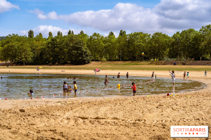 Île de loisirs du Val de Seine dans les Yvelines, plage, baignade et activités - photos