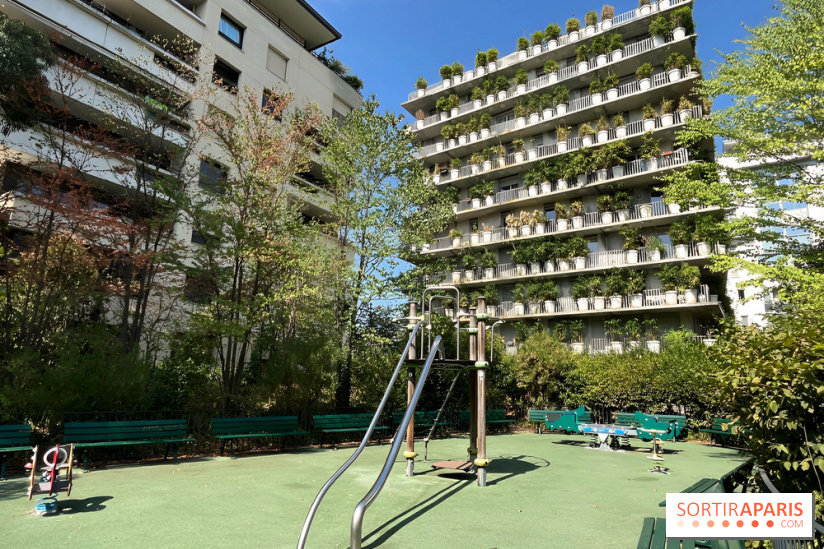 Le Jardin Claire Motte, square secret dans le 17e arrondissement
