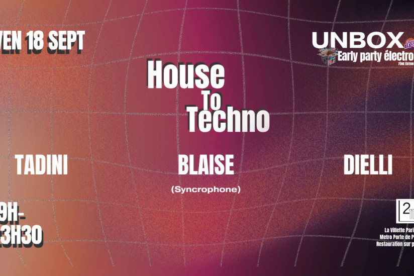 UNBOX 7e édition : l'early party House to Techno pensée pour les 40+ au 211 à Paris