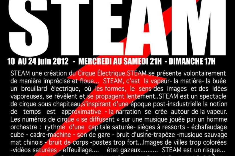 Steam, la création du Cirque Electrique