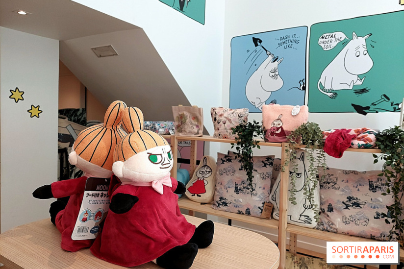 Moomin pop-up shop à Paris, nos photos