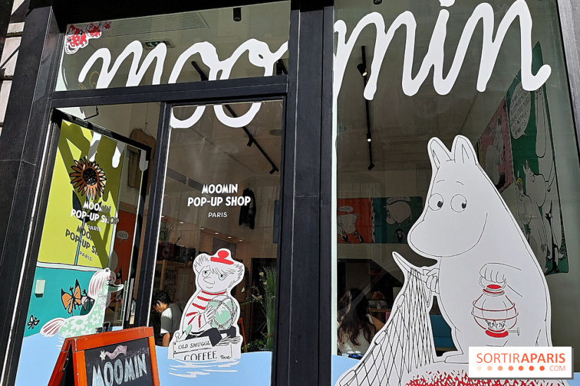 Moomin pop-up shop à Paris, nos photos