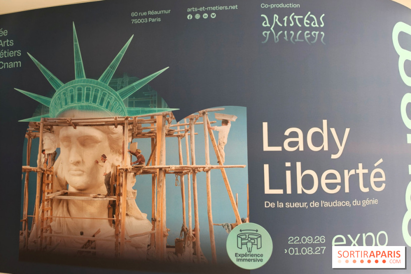 Lady Liberté : le musée des Arts et Métiers raconte la construction de la statue dans une exposition immersive