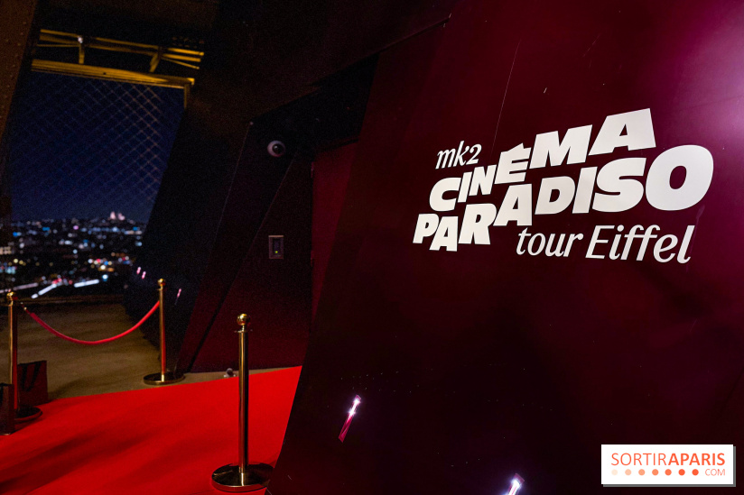 Paris : nos photos du cinéma Paradiso installé pour la première fois au premier étage de la Tour Eiffel