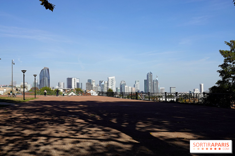 Terrasse du Fécheray à Suresnes - visuel vue Paris et La Défense