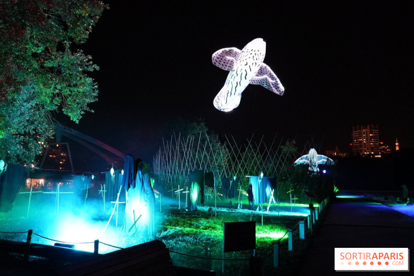 Parc de l'Étrange 2026 : Manta géant lumineux suspendu au Parc André-Citroën