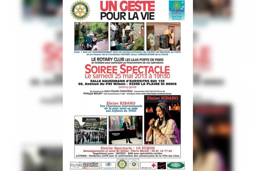 Soirée spectacle en faveur du Togo