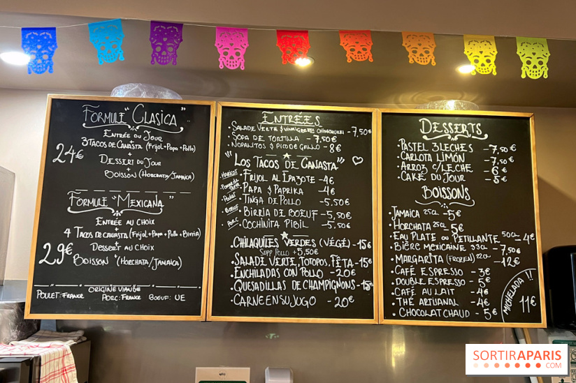 Bicla - Menu