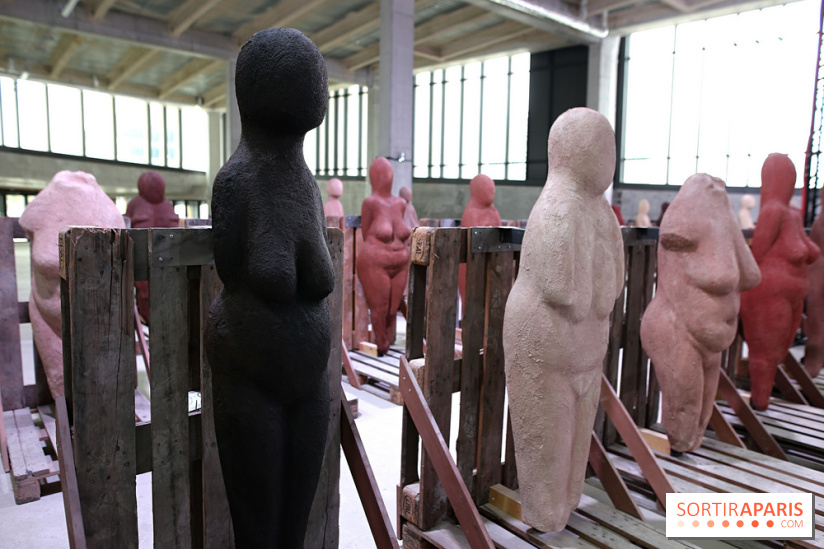 Les Vénus dionysiennes de Prune Nourry à la gare Saint-Denis - Pleyel, nos photos