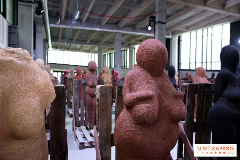 Les Vénus dionysiennes de Prune Nourry à la gare Saint-Denis - Pleyel, nos photos