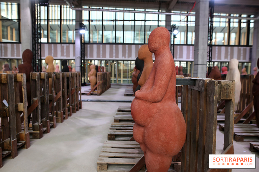 Les Vénus dionysiennes de Prune Nourry à la gare Saint-Denis - Pleyel, nos photos