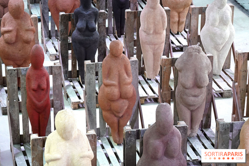 Les Vénus dionysiennes de Prune Nourry à la gare Saint-Denis - Pleyel, nos photos