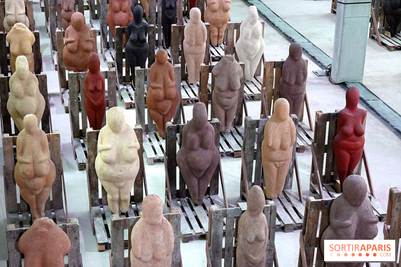 Les Vénus dionysiennes de Prune Nourry à la gare Saint-Denis - Pleyel, nos photos