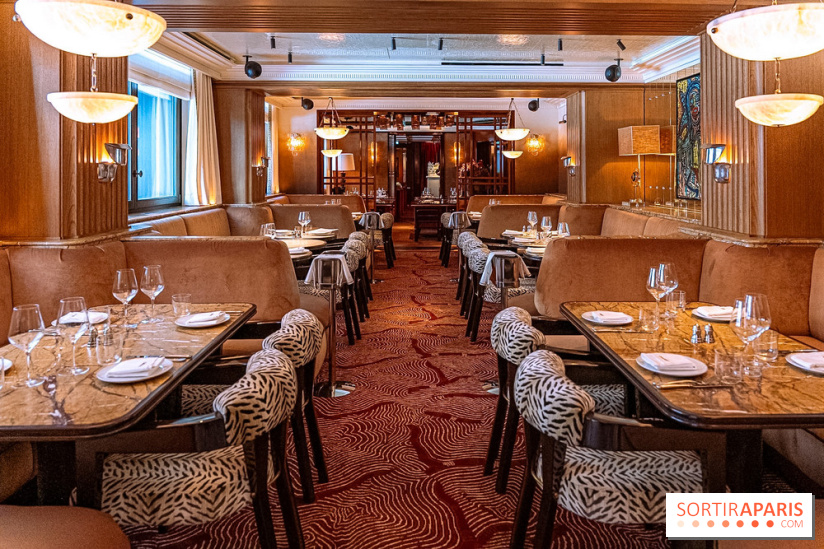 Doobie's : salle de restaurant aux banquettes et tables dressées
