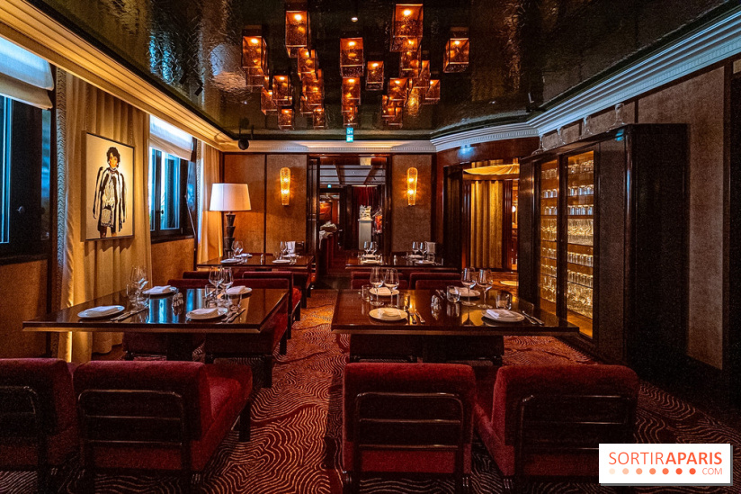Doobie's : salle de restaurant aux luminaires ambrés