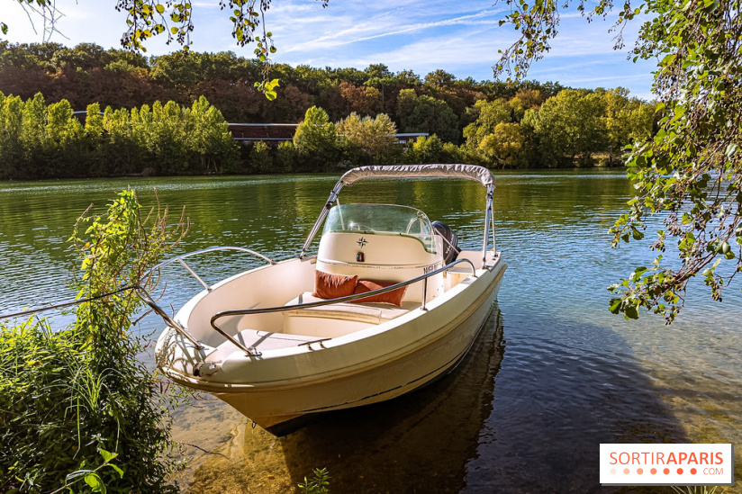 Balade en bateau au Port de Valvins-les-bains, Pays de Fontainebleau : la Seine et ses Affolantes